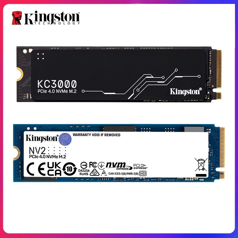 Kingston Nv2 M2 SSD Nvme PCie M.2 2280 250GB 500GB 1Tb Nội Bộ Ổ cứng lưu trữ thể rắn 512GB Kc3000 ổ cứng Cho PC Máy Tính Xách Tay Máy Tính Để Bàn
