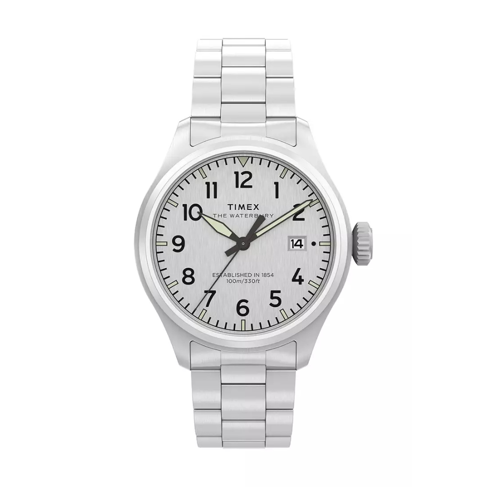 Timex TW2Y18800 WATERBURY SST CASE SILVER นาฬิกา นาฬิกาข้อมือ นาฬิกาผู้ชาย ราคา 8,000 บาท*ส่งฟรี