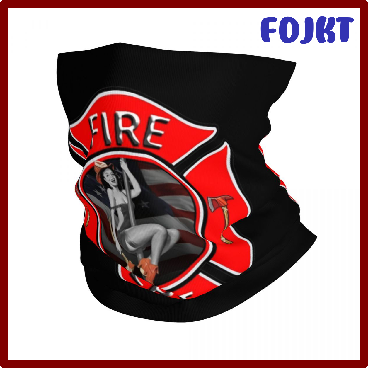 Fdjkt feuerwehr leute USA FEUER rettung Bandana hals gamasche gedruckt sturmhauben Maske schal mehrzweck stirnband läuft unisex erwachsenen mùa đông fhddr