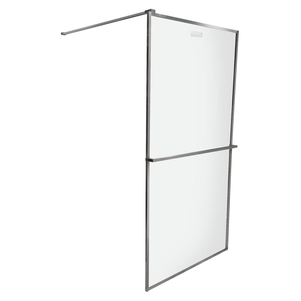 Homepro Shower Screen Gf100 (Gray) 100X190 Cm. Moya Plus Brand ราคา 5,890 บาท*ส่งฟรี