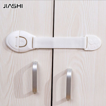 JIASHI Household Buckle Lock Drawer Plastic Toilet Lock Cabinet Door Refrigerator Lock Doors and Windows Multifunctional Cloth with Lock Nylon Safety Lock