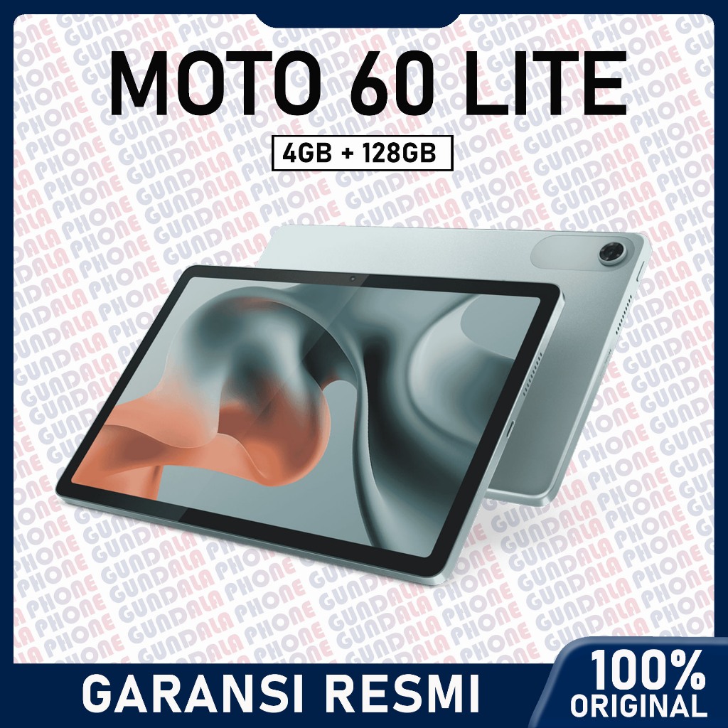 Motorola Motopad 60 Lite 4GB/128GB - Helio G85, 10.1 inch, Dolby Atmos , 5100mAh - Garansi resmi Harga 1,750,000 rupiah*Gratis Ongkir