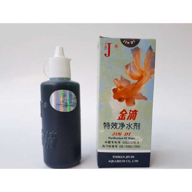 Dung dịch làm trong nước jin di cho hồ cá cảnh