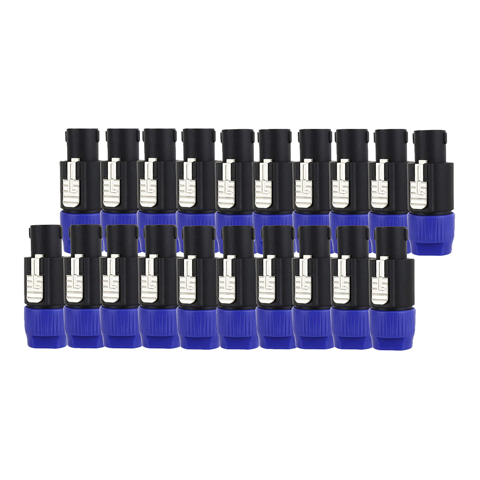 LM Speaker Connector Adapter Flexible Speaker Cable Connector 20 Pcs Speaker Wire Connectors 4 Pole Audio Cable Adapter Twist Lock for Speakon Amplifier Nl4fc High Quality Speaker Accessories ราคา 462 บาท*ส่งฟรี