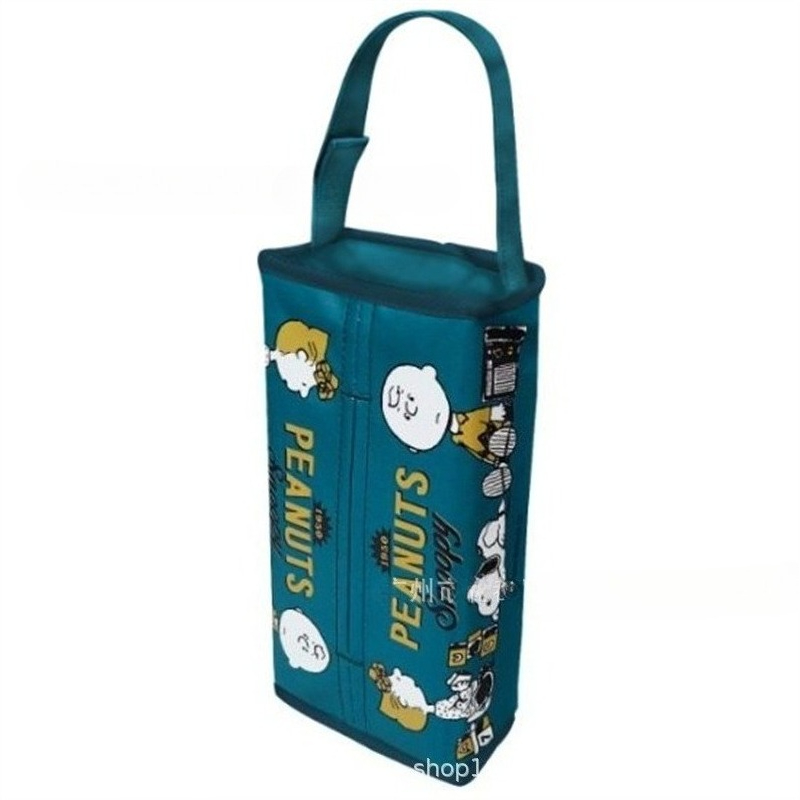 New Japanese Snoopy Cartoon Cute Car Chair Back Living Room Kitchen Desktop Portable Multi purpose Tissue Box Drawer Packing Bag