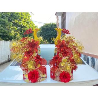 SET TRANG TRÍ THÁP BÁNH CÔNG PHƯỢNG, SET LÀM THÁP BÁNH TẾT, PHỤ KIỆN LÀM THÁP BÁNH bảo châu