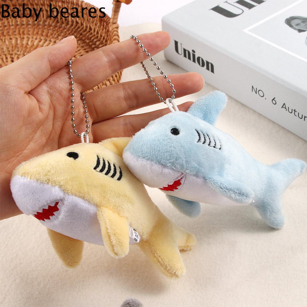BABY Búp bê động vật Thú nhồi bông Cá mập mô phỏng Shark Keyring dây chuyền túi Móc khóa ba lô Động vật đại dương dây chuyền chìa khóa Chuỗi chìa khóa cá mập Đồ chơi Shark Plush
