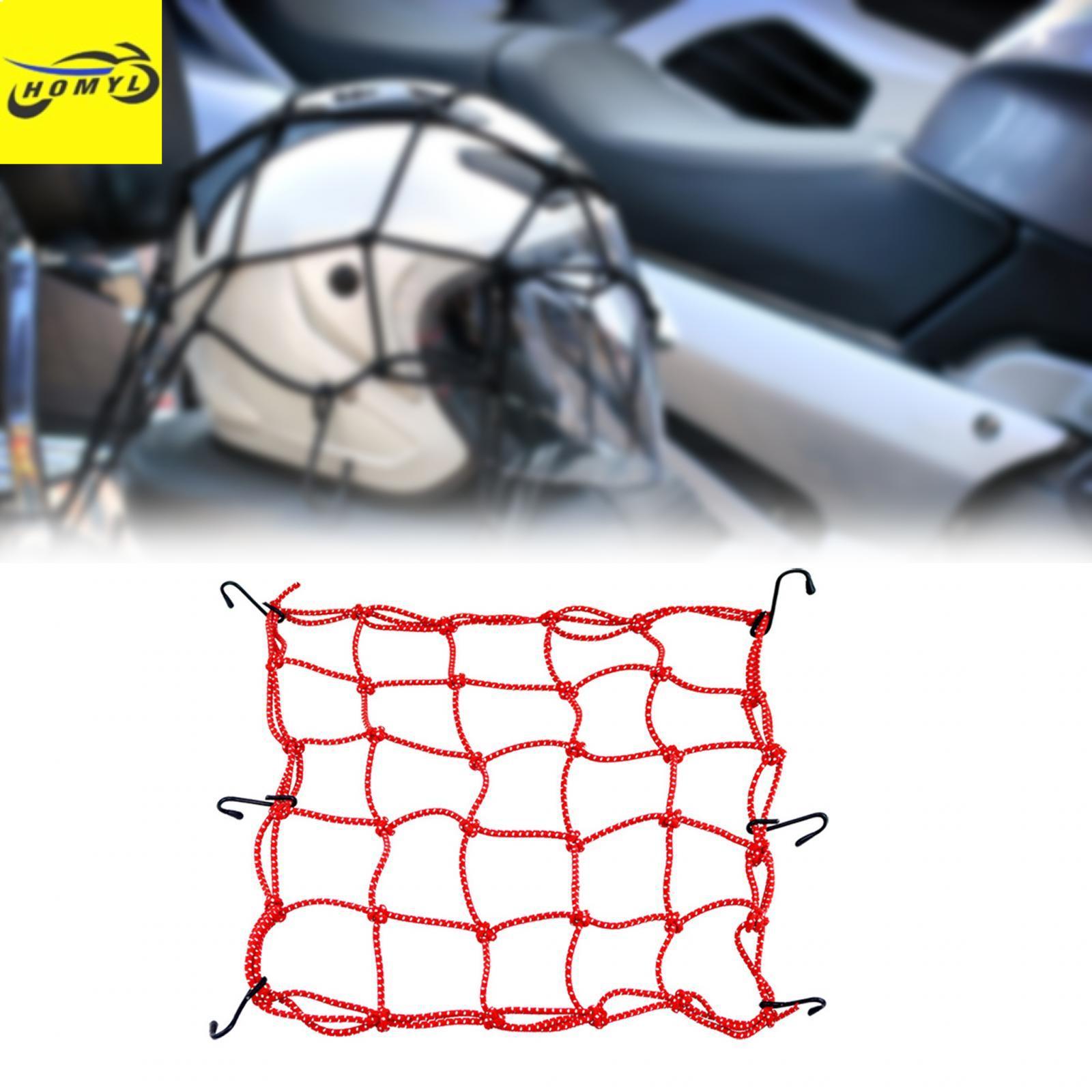 Homyl 40cm x 40cm với móc kim loại phản chiếu hàng hóa xe máy màu đỏ