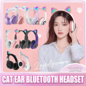 Wireless Cat Ear Headphones with Mic - Perfect Gift