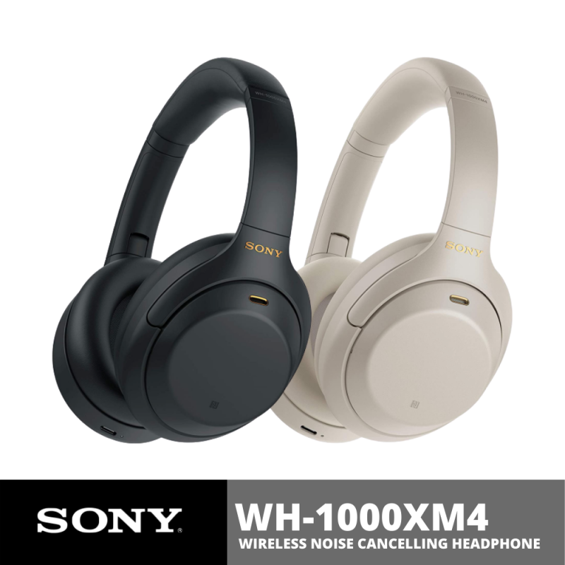 Sony WH1000XM4 Wireless Noise Cancellation Headphone With Local Warranty WH-1000XM4 Singapore