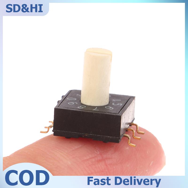 SD&HI 2 cái RM3HAF-10 quay số mã hóa chuyển đổi 10 0-9 mã hóa chuyển đổi vá 3:3 với xử lý quay mã hóa thiết bị chuyển mạch phụ kiện