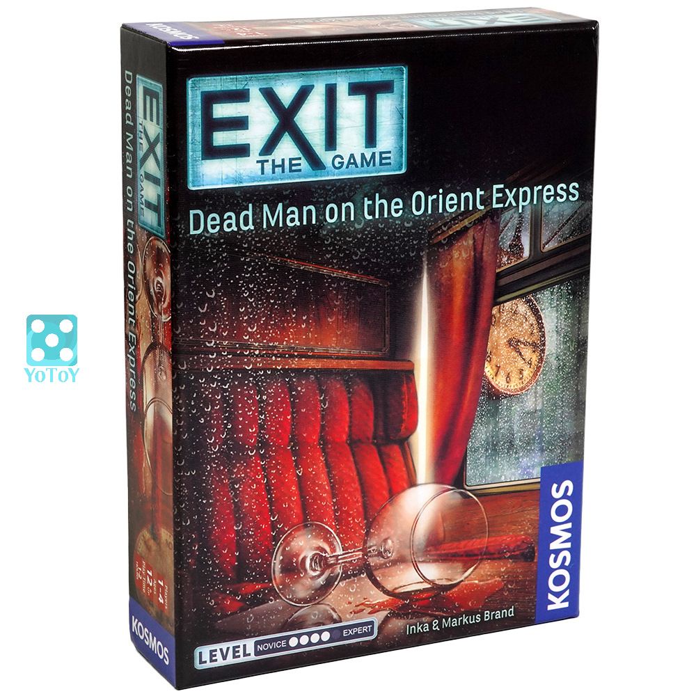 Trò chơi thẻ bài Exit the game: Dead man on the Orient Express, boardgame phá án điều tra siêu trí tuệ