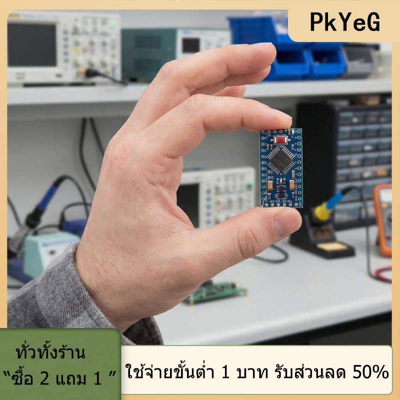 [COD] PkYeG TOOL Pro Mini ATMEGA 328P โมดูล3.3V 8MHz หรือ5V 16MHz ประสิทธิภาพที่เสถียรสำหรับการสร้างต้นแบบระบบฝังตัว ราคา 87 บาท*ส่งฟรี