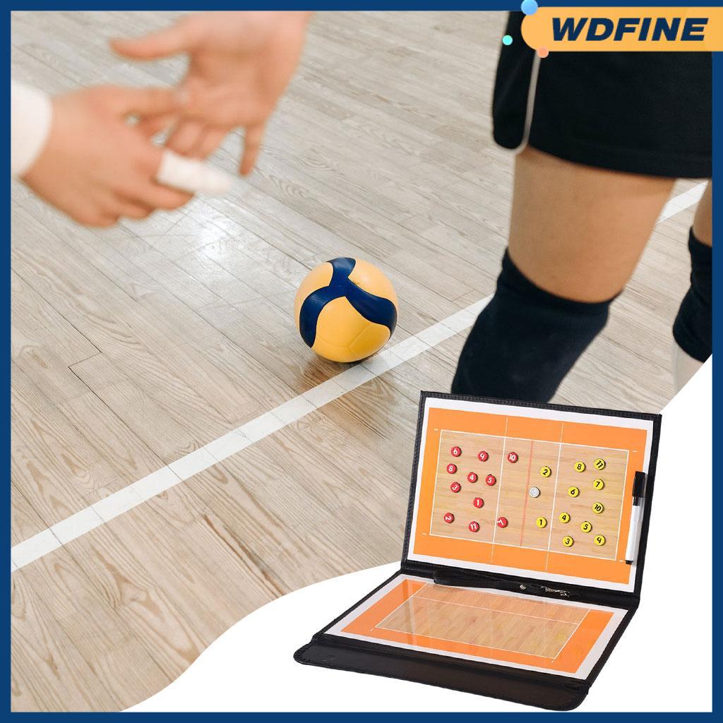 WDFINE WDFINEFoldable Double-Sided Volleyball Coaching Magnetic Board Kit