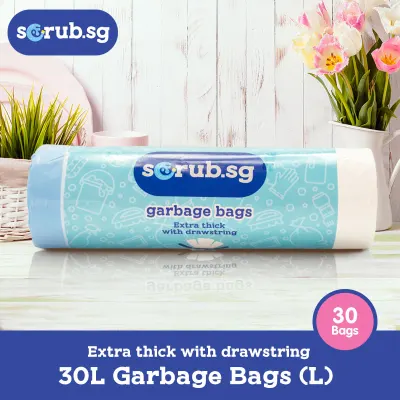 Scrub.sg 30L Trash | Garbage | Rubbish Bags