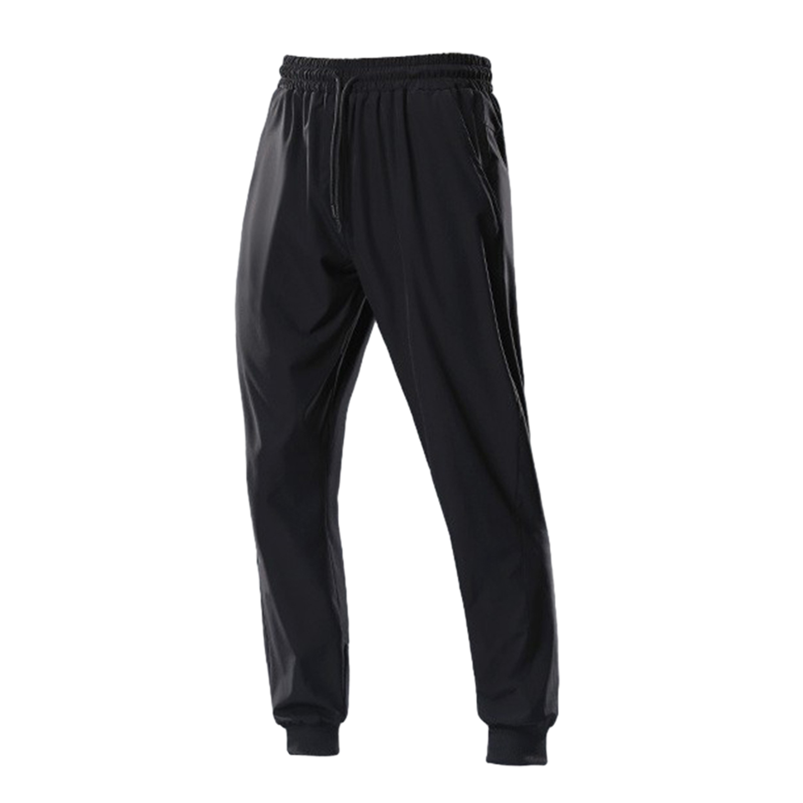 UHH Men Casual Trousers Regular Style Men Pants Men's Casual Jogger Pants Quick-dry Breathable Sportswear with Pockets Elastic Waist Running Sweatpants Lightweight Fitness Gym Trousers for Outdoor - 1