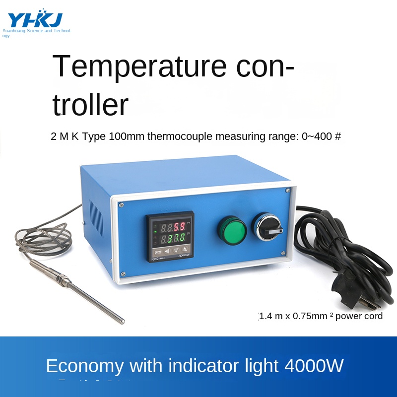 Hộp Nhiệt Độ WKC100 Nguồn Hoàng, REX-C100, 800-4000W, Báo Nhiệt 1300°C, Có Báo Lỗi, Công Nghiệp - 4000W
