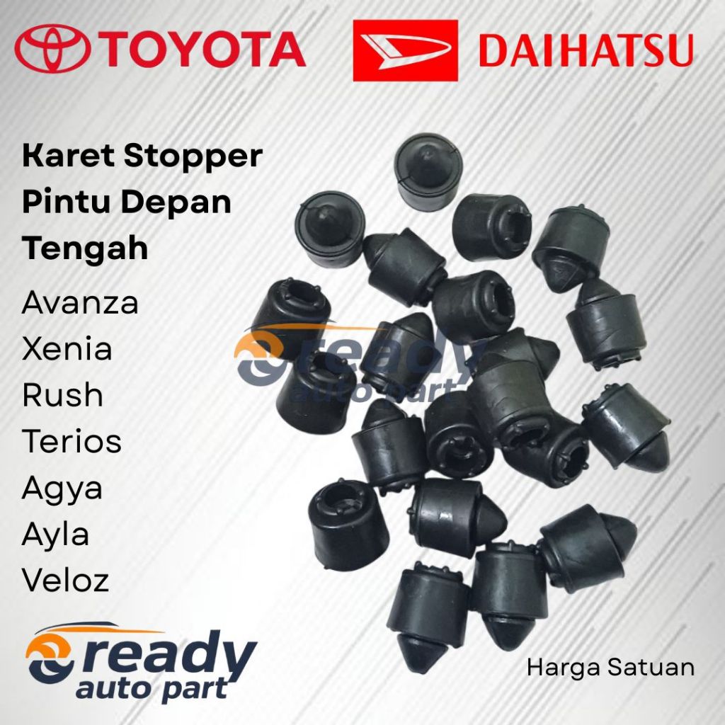 Karet Stopper Pintu Depan Tengah Avanza Xenia Rush Terios Agya Ayla Veloz Harga 2,500 rupiah*Gratis Ongkir