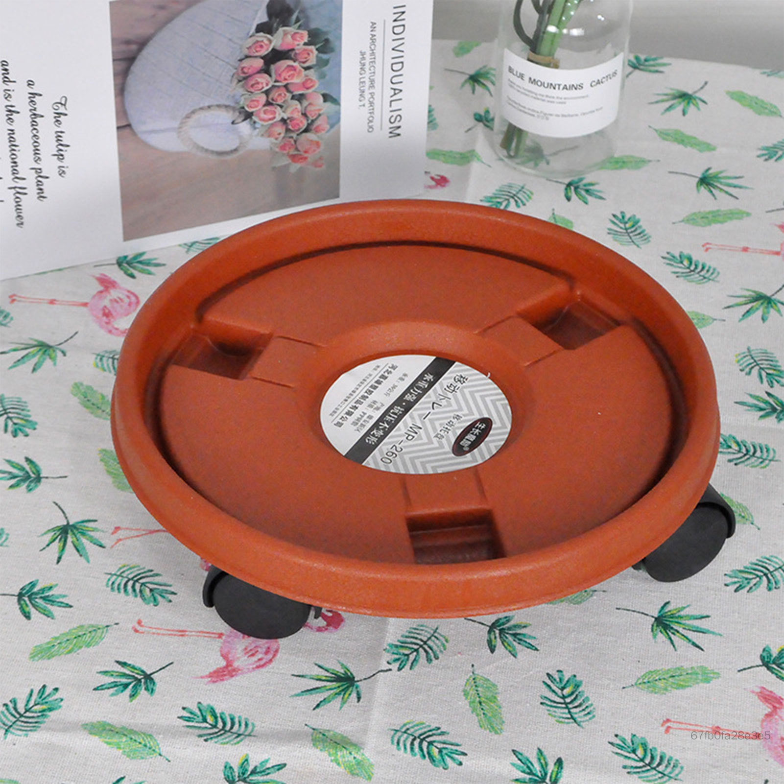 Movable Flowerpot Tray Strong Load Bearing Resin-Plastic Material Used To Move Potted Plants And Heavy Objects MIO-VN
