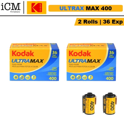 2 Roll Kodak Ultramax 400 35mm Roll film