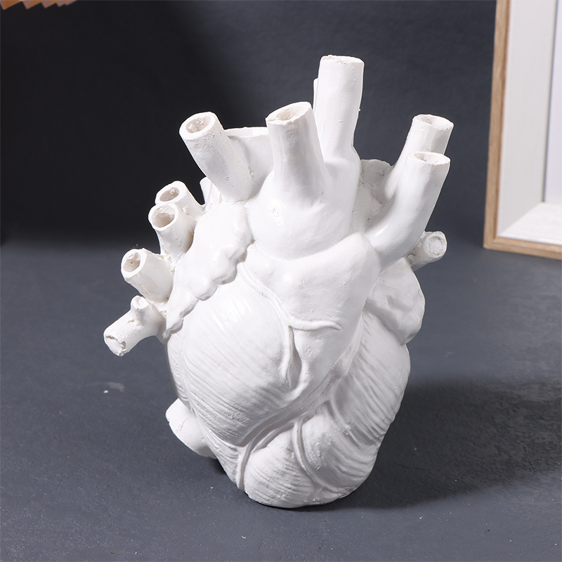 <pirit> Trái tim bình khô nồi nghệ thuật bình con người bức tượng bình container mô phỏng Giải phẫu trái tim bình trang trí món quà trang trí thẩm mỹ phòng trang trí nội thất