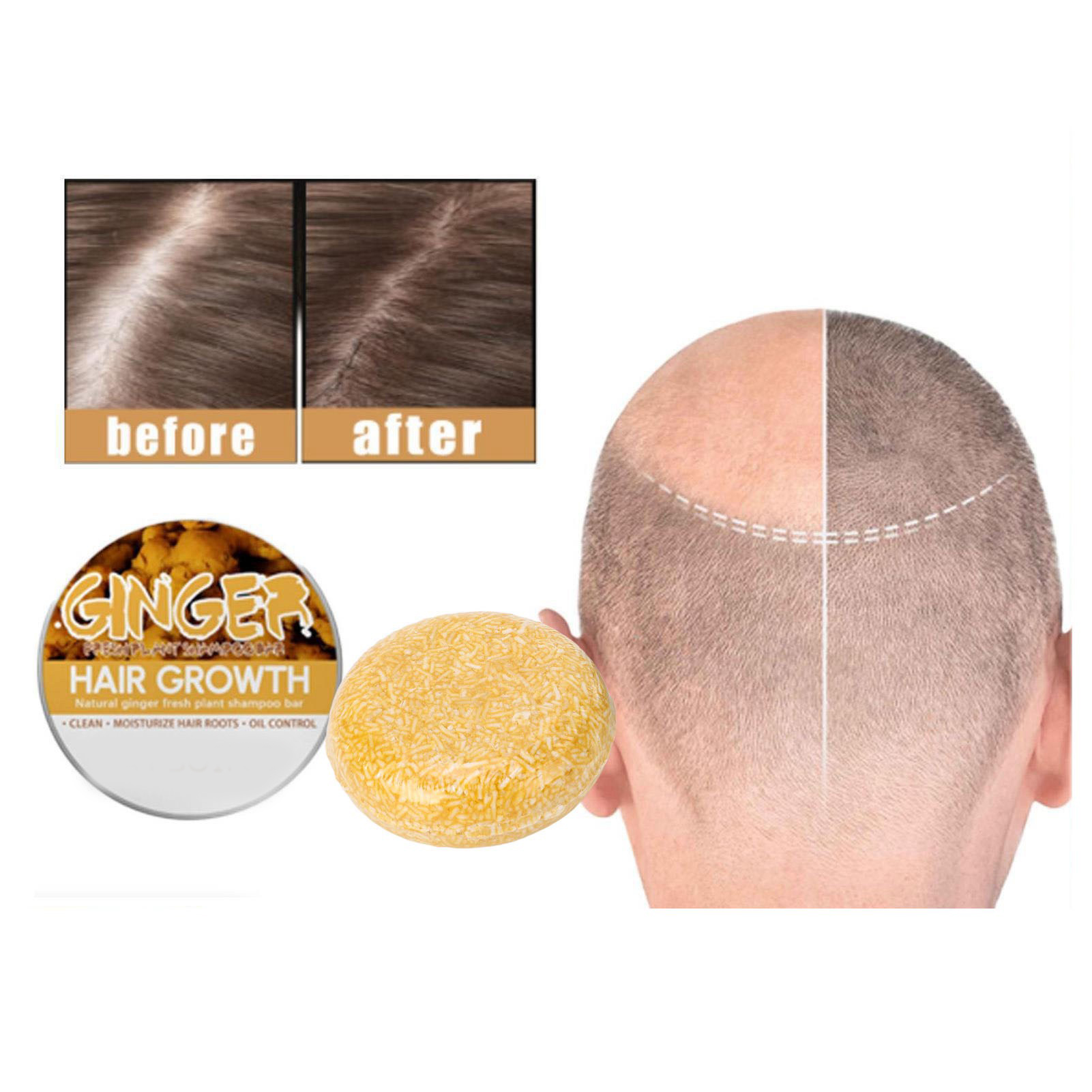 Ginger Moisturize Shampoo Bar Ginger Shampoo Bar Nourishing Roots Damaged 3Pcs Lightweight for Hotel