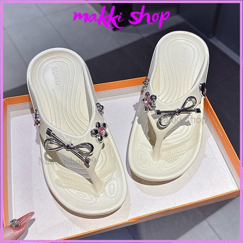 Dép Kẹp Bánh Mì Nữ Độn Đế Cao 4cm Chất Liệu Đúc EVA Mềm Nhẹ Dễ Đi Phong Cách Thời Trang