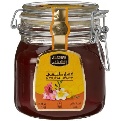 HONEY ALSHIFA Natural Honey 1 KG, High Quality 100% Natural Honey