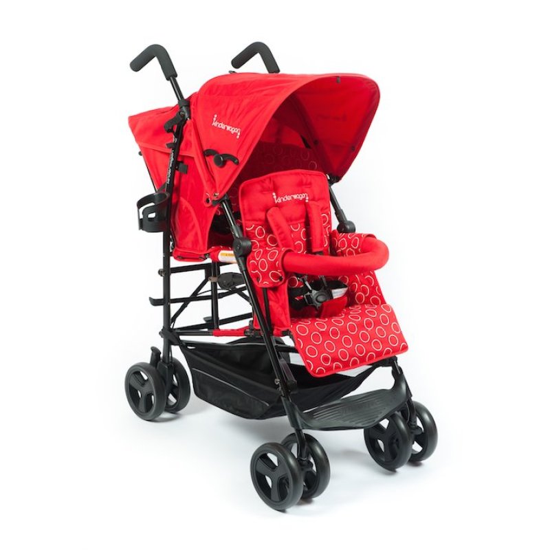 Kinderwagon Hop Tandem Umbrella Stroller - Red v2 Singapore