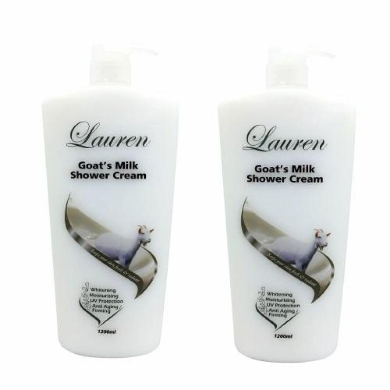 Buy Lauren Goats Milk Shower Cream 1200ml x2 bottles Singapore