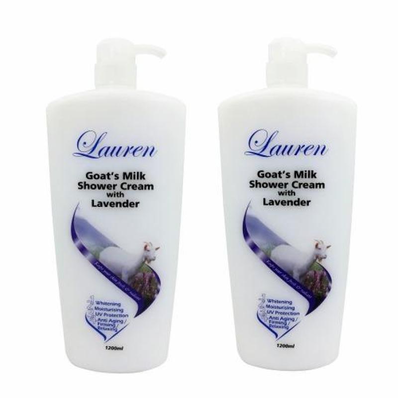 Buy Lauren Goats Milk Shower Cream With Lavender 1200ml x2 bottles Singapore