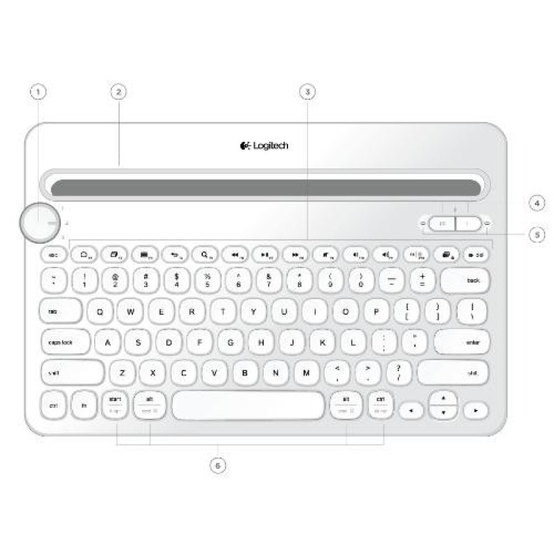 logitech Bluetooth Multi-deice Keyboard K480 Singapore