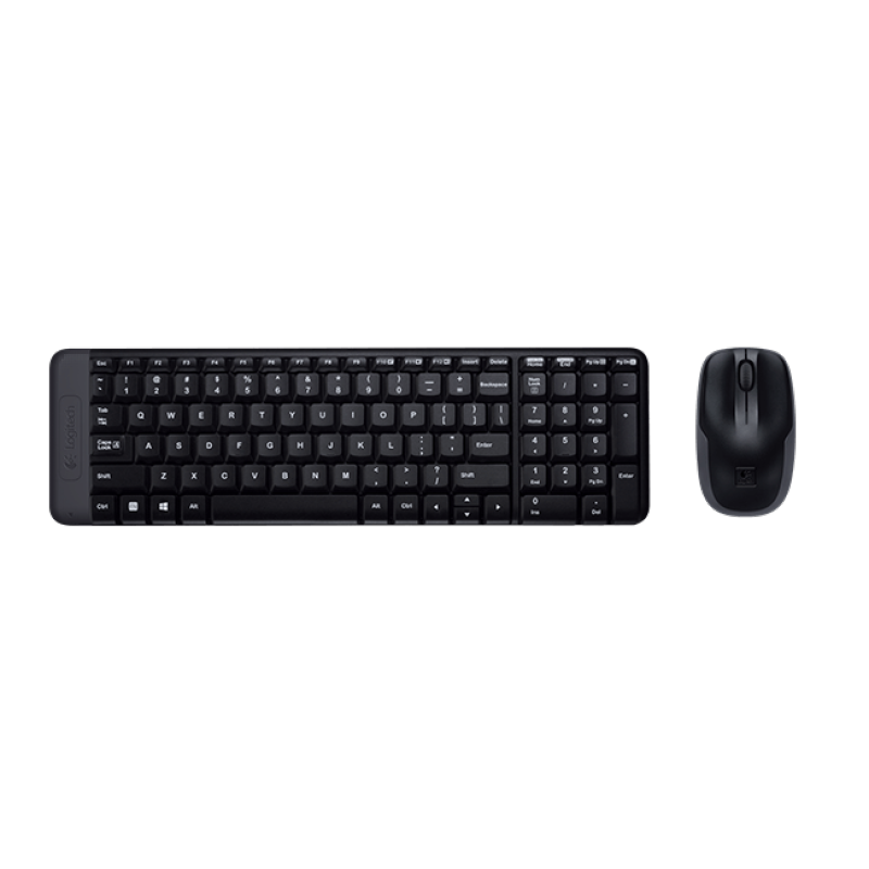 Logitech MK220 Wireless Keyboard and Mouse Combo (Black) Singapore