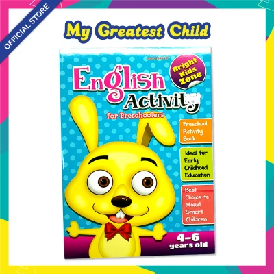 ENGLISH ACTIVITY FOR PRESCHOOLERS: Bright Kids Zone / Assessment Book by Mind to Mind [For ages 4-6 years old]