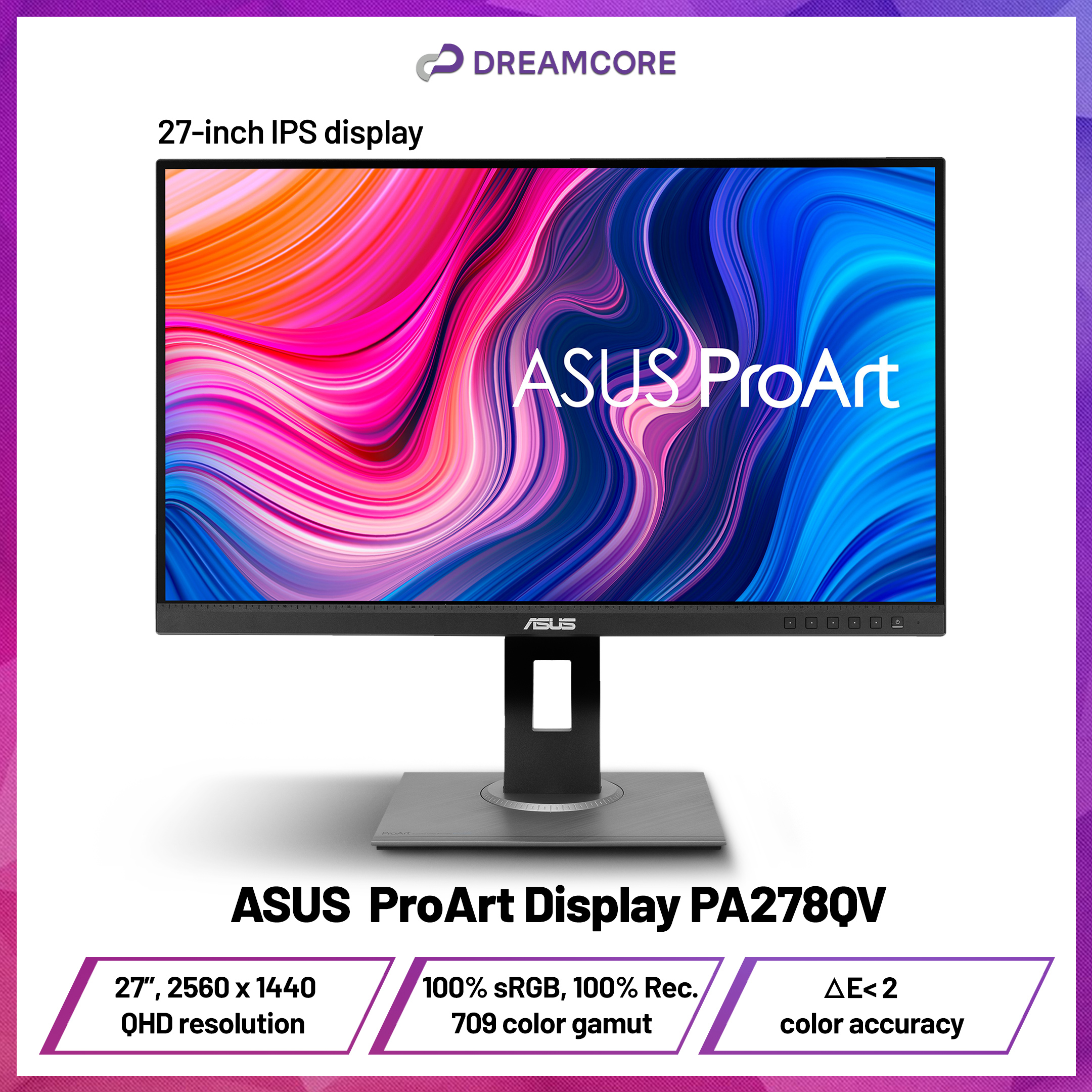 ASUS ProArt Display PA278QV 27 IPS 169 WQHD [2560 x 1440