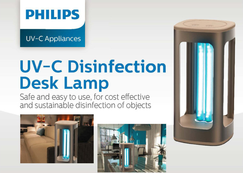 Philips UV-C Desk Lamp - UVC Sterilizer Singapore