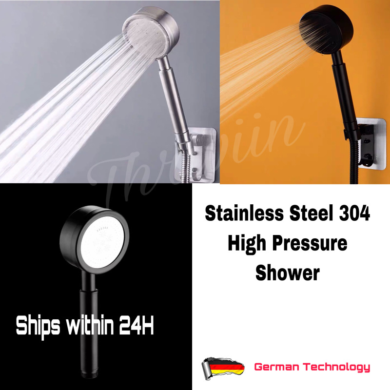 Buy Stainless Steel 304 Shower Head German Technology High Pressure Non-Rusting Strong Durable Singapore