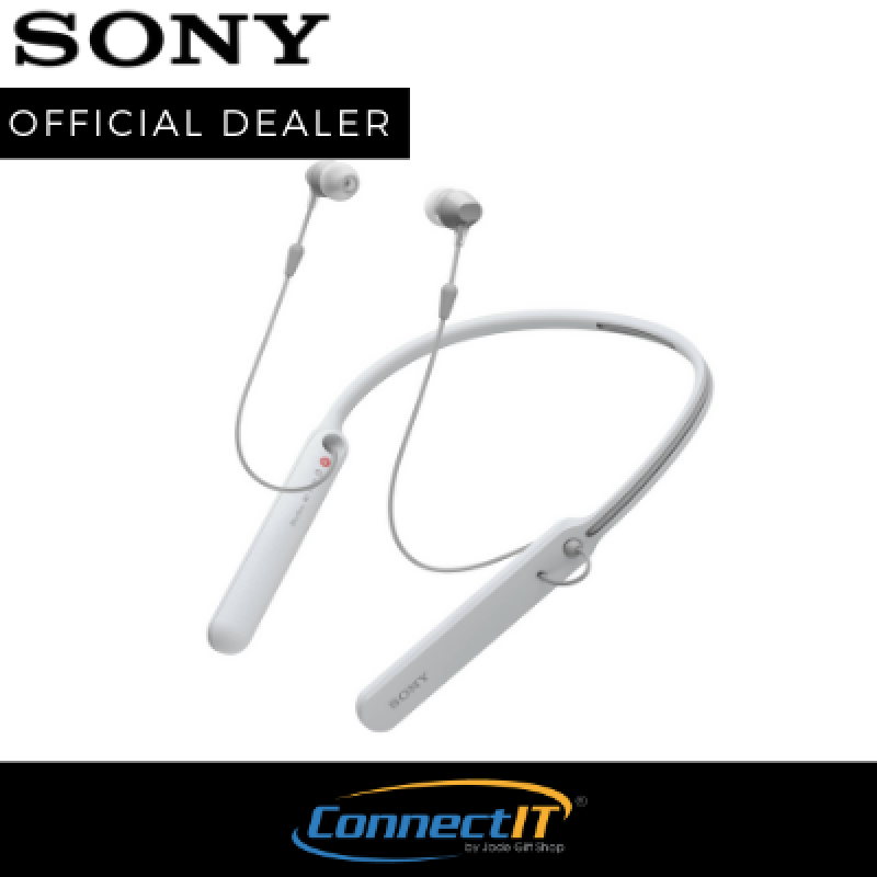 Sony WI-C400 Wireless NFC Bluetooth Neckband Earphones with Long Battery Life (Local 1 Year Warranty) Singapore