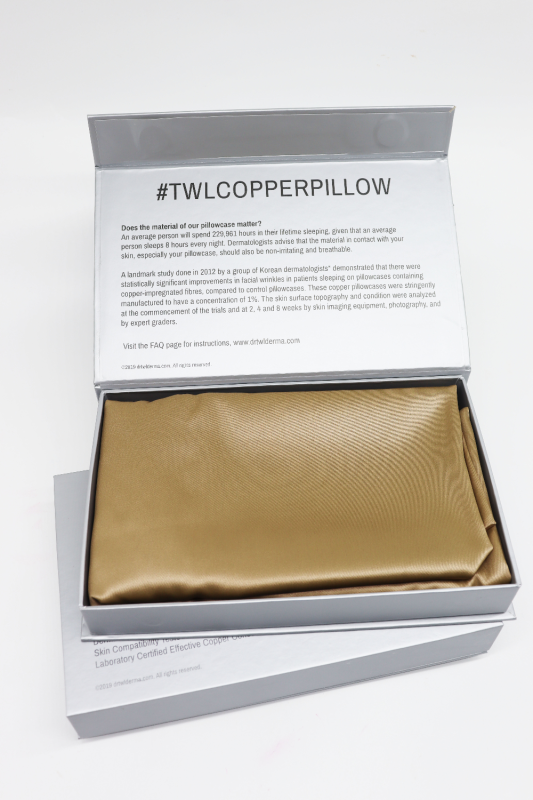 Buy Dr.TWL Dermaceuticals Targeted Sleep Wrinkle Therapeutics – Cuions™ Anti-Ageing Beauty Pillow Case (Copper Silk Pillow Case / Anti Ageing Pillow Case / Copper Pillow Case) Singapore