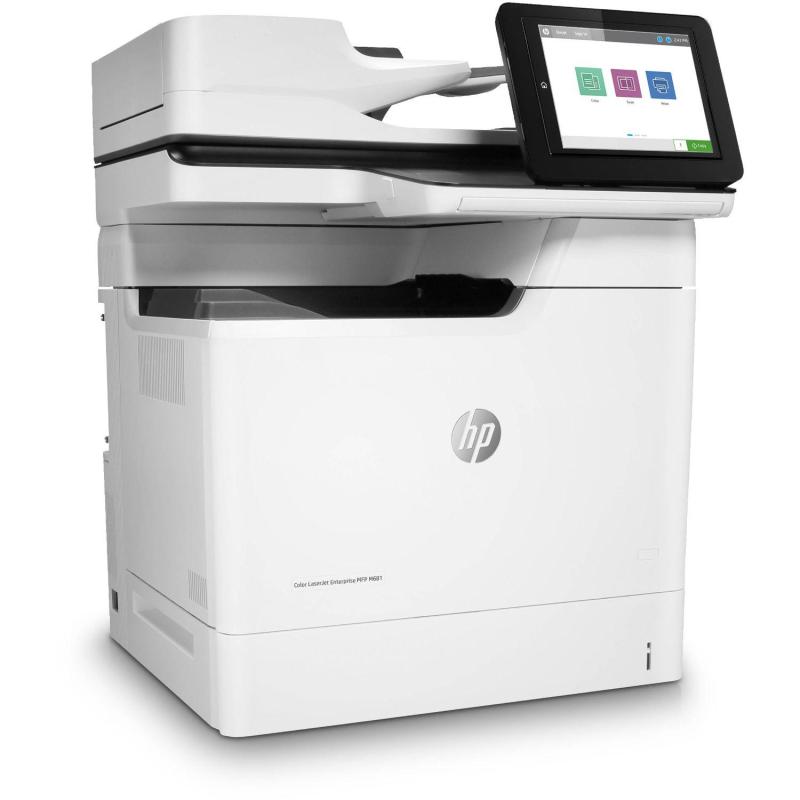 HP J8A10A  Color LaserJet Ent MFP M681dh  Printer (White) Singapore