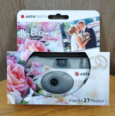 Agfa LeBox Wedding Disposable Camera
