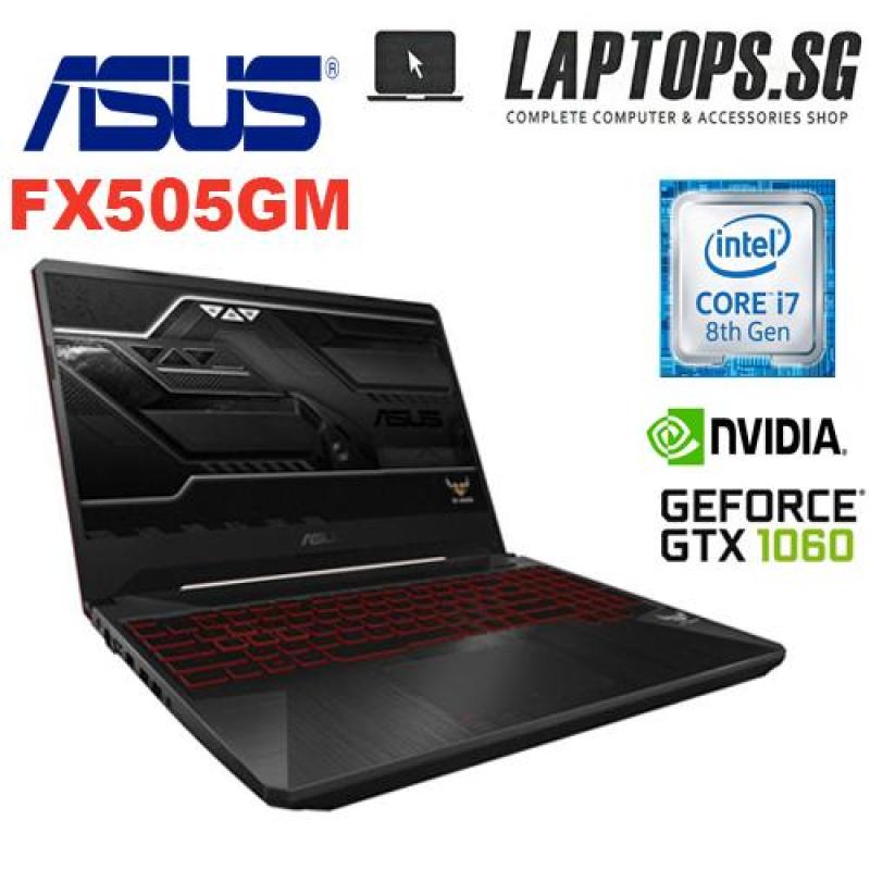ASUS TUF GAMING LAPTOP FX505GM-ES031T INTEL i7-8750H 2.2 GHz (9M Cache, up to 3.9 GHz) / 8G DDR4 / 1TB 5400RPM + 256G PCIE SSD / NVIDIA GeForce GTX1060 6GB/ 15.6 FHD( 1920x1080), 144Hz / WIN 10 HOME / 2YRS