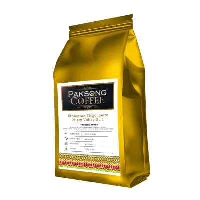 Ethiopia Yirgacheffe, Misty Valley G1 Natural. by Paksong Coffee Company 250g Coffee Beans