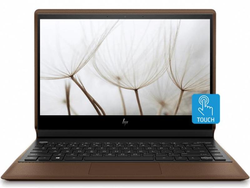 HP 5TH50PA Spectre Folio Convertible Laptop 13-ak0020TU Cognac brown cover, dark ash silver base and keyboard frame (Black)