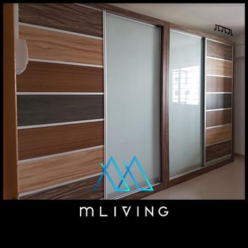 mLIVING Solid MDF Customizable Modular Sliding Wardrobe Over 30,000 variations to choose from