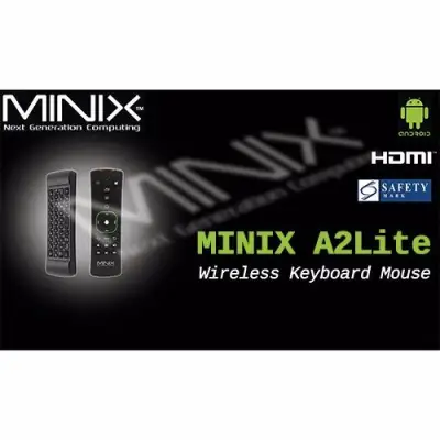 MINIX A2 Lite 2.4G Wireless Keyboard Mouse By Amconics