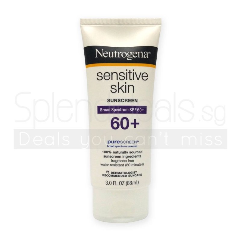Buy Neutrogena Sensitive Skin Sunscreen Lotion Broad Spectrum SPF 60+ 88ml - 2603 Singapore