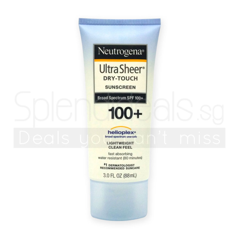 Buy Neutrogena Ultra Sheer Dry-Touch Sunscreen Broad Spectrum SPF 100+ 88ml - 3105 Singapore