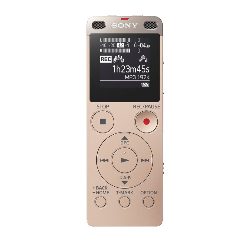 Sony Singapore UX560 4GB Digital Voice Recorder with Built-in USB (Gold) Singapore