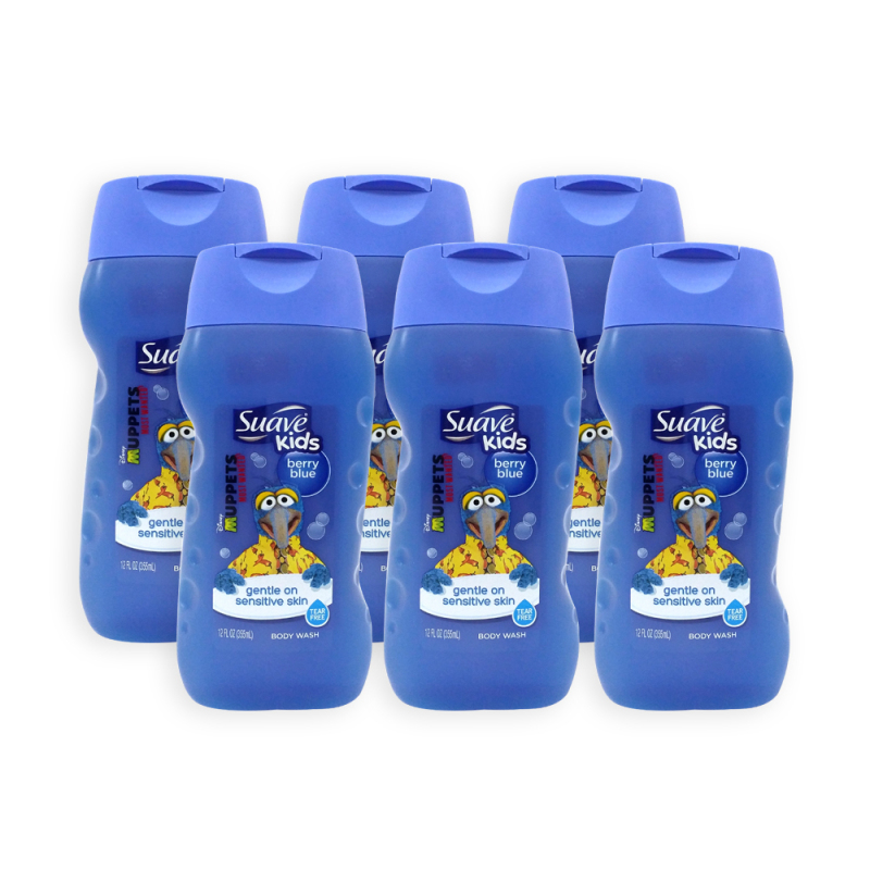 Buy (Pack of 6) Suave Kids Berry Blue Gentle on Sensitive Skin Body Wash 355ml - 4965 Singapore